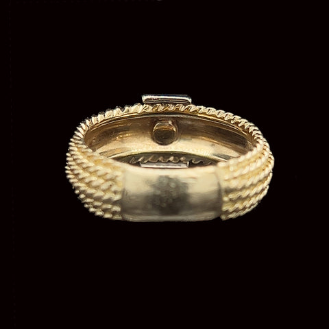 .25ct. Diamond Estate Wedding - Fashion Ring 18K Yellow & White Gold - J42461