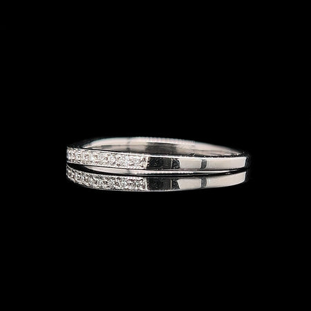 .16ct. T.W. Diamond Estate Wedding - Anniversary Band White Gold - J42488