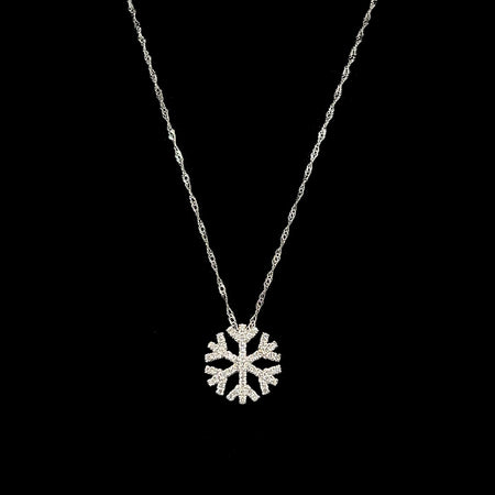 .13ct. T.W. Diamond Estate Necklace White Gold - J42496