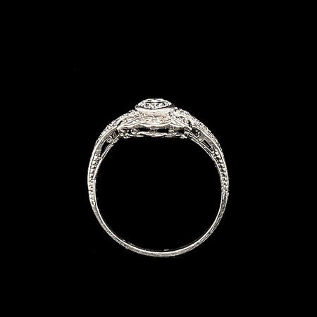 Art Deco .60ct. Diamond Antique Engagement - Fashion Ring Platinum - J42515