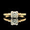 .40ct. Diamond Vintage Engagement - Fashion Ring Yellow & White Gold - J42562