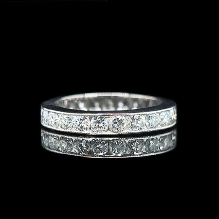 1.50ct. T.W. Diamond Estate Wedding - Eternity Band Platinum - J42587