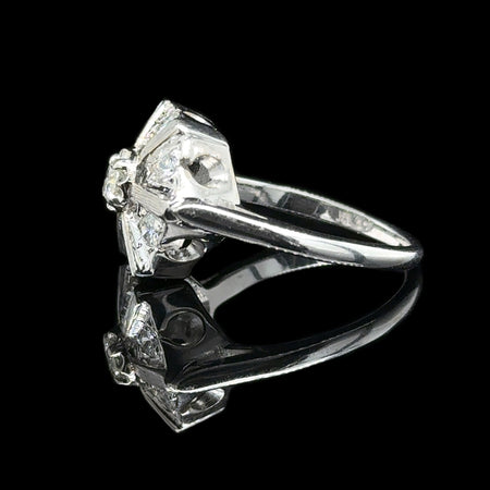 .48ct. T.W. Diamond Vintage Wedding - Fashion Ring White Gold - J42593