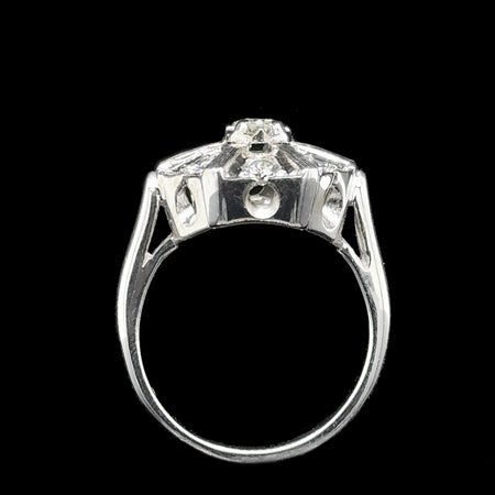 .48ct. T.W. Diamond Vintage Wedding - Fashion Ring White Gold - J42593