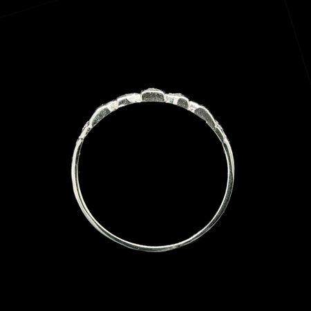 .05ct. T.W. Diamond Vintage Wedding - Anniversary Band White Gold - J42597