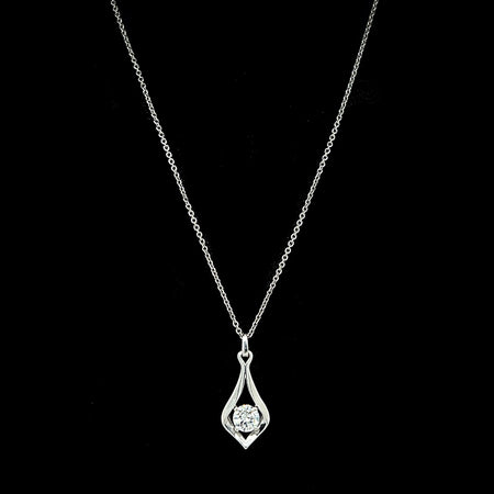 .40ct. Diamond Estate Necklace White Gold - J42604