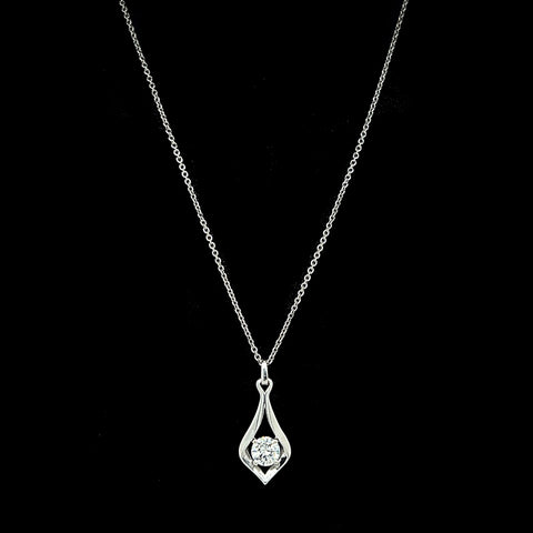 .40ct. Diamond Estate Necklace White Gold - J42604