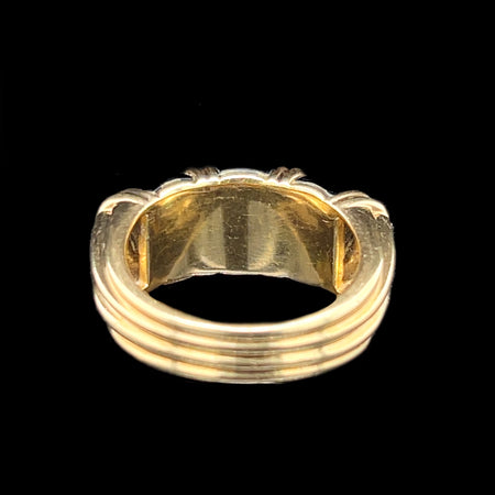 Onyx Estate Fashion Ring 18K Yellow Gold - J42609