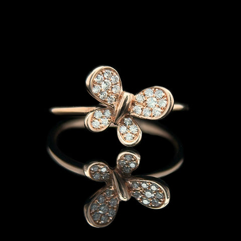 .15ct. T.W. Diamond Estate Fashion Ring Rose Gold - J42637