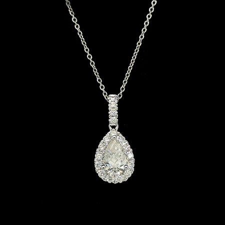 .73ct. Diamond Estate Necklace White Gold - J42640