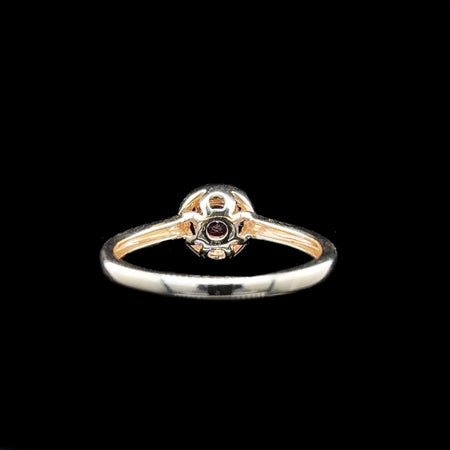 .24ct. Ruby & Diamond Estate Engagement - Fashion Ring Yellow Gold - J42644