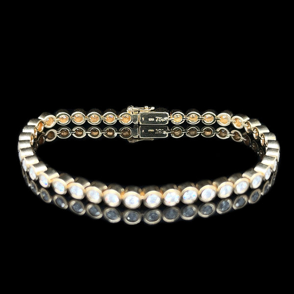 2.50ct. T.W. Diamond Estate Tennis Bracelet 18K Yellow Gold - J42685C