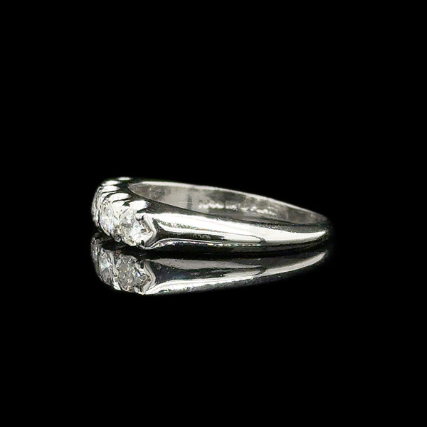 .50ct. T.W. Diamond Vintage Wedding - Anniversary Band Platinum - J42693