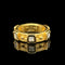 .60ct. T.W. Diamond Vintage Wedding Band - Ring 22K Yellow Gold Roberge - J42698