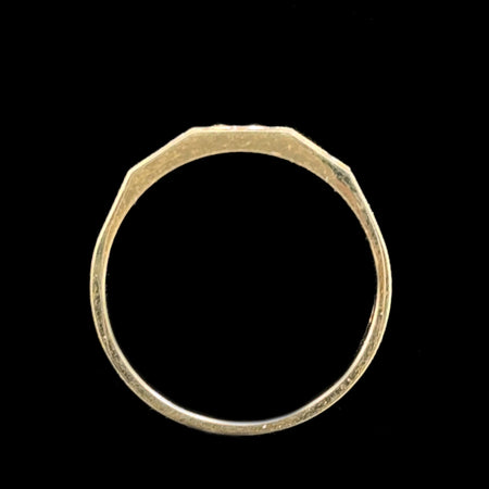 .20ct. T.W. Diamond Gents Vintage Wedding - Anniversary Band Yellow Gold - J42699