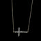 .50ct. Diamond Cross Estate Necklace Yellow Gold - J42723C