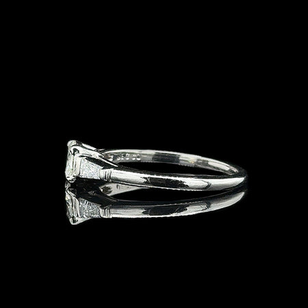 .45ct. Diamond Platinum Vintage Engagement Ring J. E. Caldwell - J42771