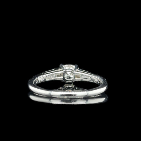 .45ct. Diamond Platinum Vintage Engagement Ring J. E. Caldwell - J42771
