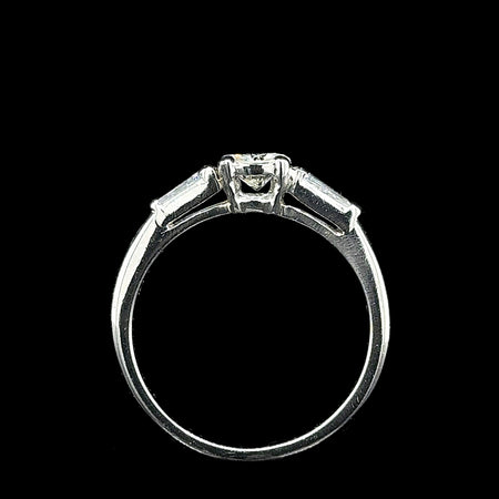 .45ct. Diamond Platinum Vintage Engagement Ring J. E. Caldwell - J42771