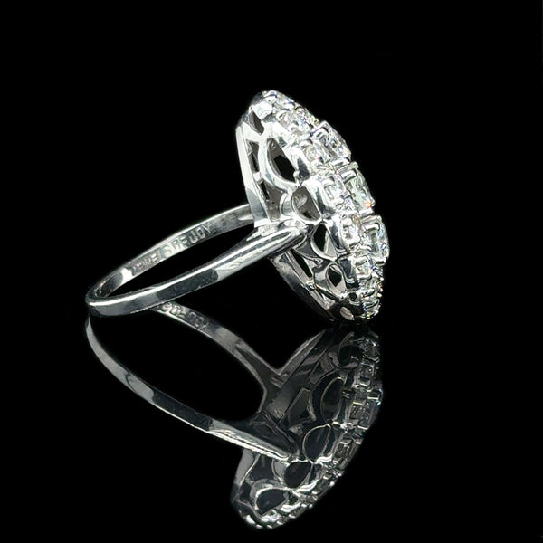.92ct. T.W. Diamond Vintage Engagement - Fashion Ring White Gold Frackman, Inc. - J42779