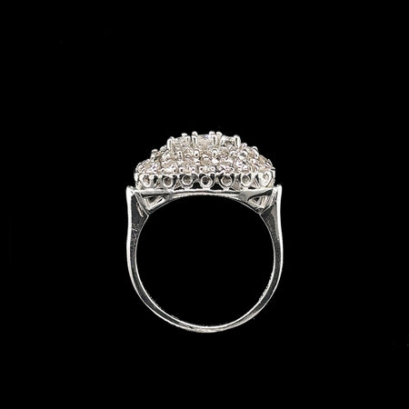 1.00ct. T.W. Diamond Vintage Wedding - Fashion Ring White Gold - J42782