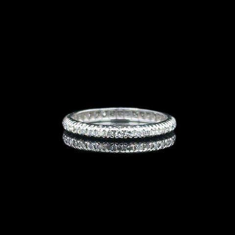 .50ct. T.W. Diamond Estate Wedding - Eternity Band Platinum - J42794