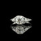 Edwardian 1.14ct. Diamond Antique Engagement - Fashion Ring 18K White Gold - J42803