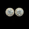 .55ct. T.W. Diamond Estate Stud Earrings Yellow Gold - J42939
