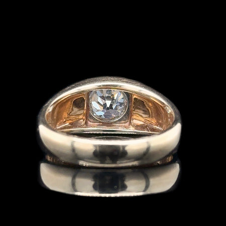 1.25ct. Diamond Gents Vintage Fashion Ring F.F. Felger Yellow Gold - J42943