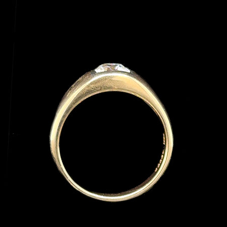 1.25ct. Diamond Gents Vintage Fashion Ring F.F. Felger Yellow Gold - J42943
