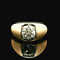 1.25ct. Diamond Gents Vintage Fashion Ring F.F. Felger Yellow Gold - J42943