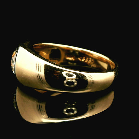 1.25ct. Diamond Gents Vintage Fashion Ring F.F. Felger Yellow Gold - J42943