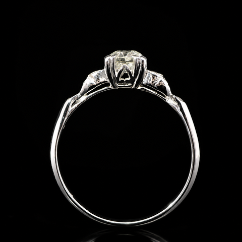 Art Deco .53ct. Diamond Antique Engagement - Fashion Ring Platinum - J43202