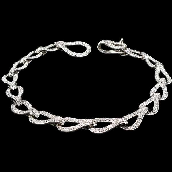 1.50ct. T.W. Diamond Estate Bracelet White Gold - J43282