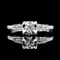 .18ct. Diamond Vintage Engagement - Fashion Ring White Gold - J44006