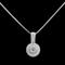 .24ct. T.W. Diamond Estate Necklace 18K White Gold - J44007