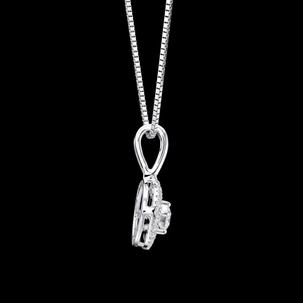 .24ct. T.W. Diamond Estate Necklace 18K White Gold - J44007