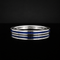 Hidalgo Enamel Estate Wedding - Eternity Band 18K White Gold - J44019