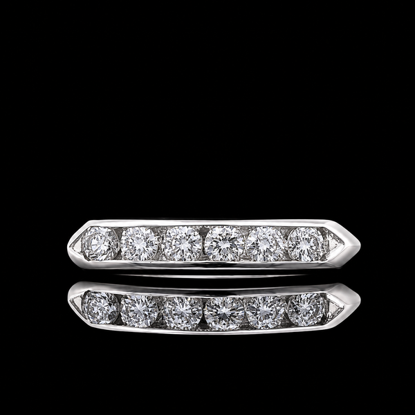 .33ct. T.W. Diamond Estate Wedding - Anniversary Band White Gold - J44026