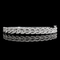 2.00ct. T.W. Diamond Estate Bangle Bracelet White Gold - J44027