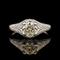 .83ct. Diamond Antique Engagement - Fashion Ring 18K White Gold - J44034