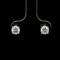.75ct. T.W. Diamond Estate Stud Earrings Yellow Gold - J44044