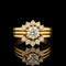 .50ct. Diamond Estate Wedding Set Yellow Gold - J44081