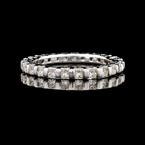 1.25ct. T.W. Diamond Estate Wedding - Eternity Band White Gold - J44085