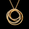 .50ct. T.W. Diamond Estate Necklace Black Rhodium 14K Yellow & Rose Gold Levian - J44114