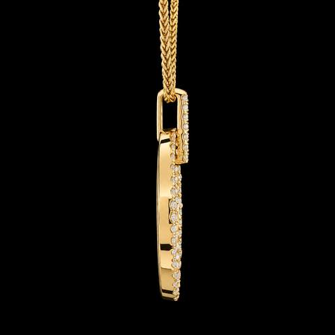 .50ct. T.W. Diamond Estate Necklace Yellow Gold - J44117