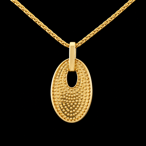 .50ct. T.W. Diamond Estate Necklace Yellow Gold - J44117