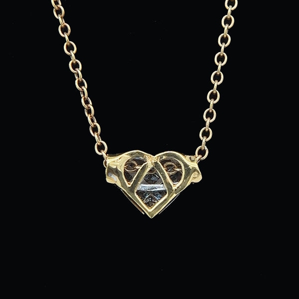 .50ct. T.W. Diamond & 18K Yellow Gold Estate Necklace - J35780