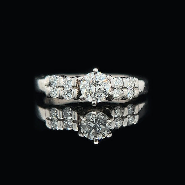 .35ct. Diamond Estate Engagement - Fashion Ring Platinum - J36345