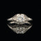 Art Deco .55ct. Diamond Antique Engagement - Fashion Ring Platinum - J37720